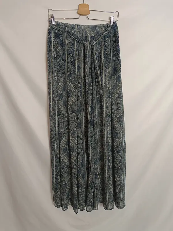 ABERCROMBIE&FITCH. Pantalón ancho semitransparente T.34