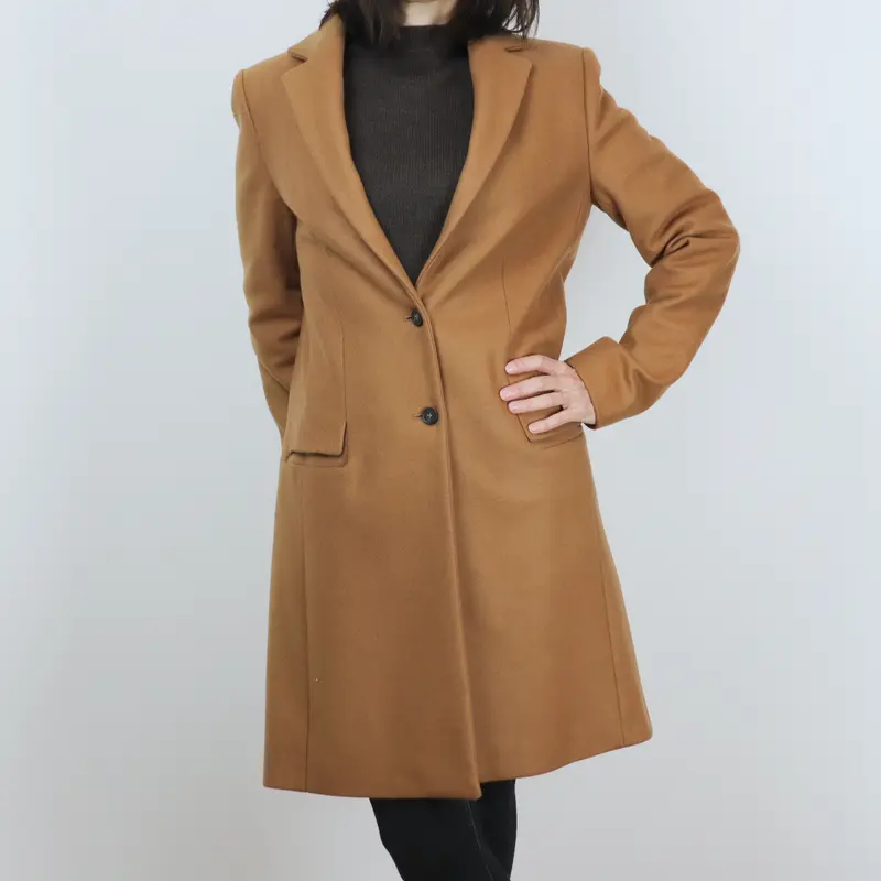 Abrigo Beige Largo Zara