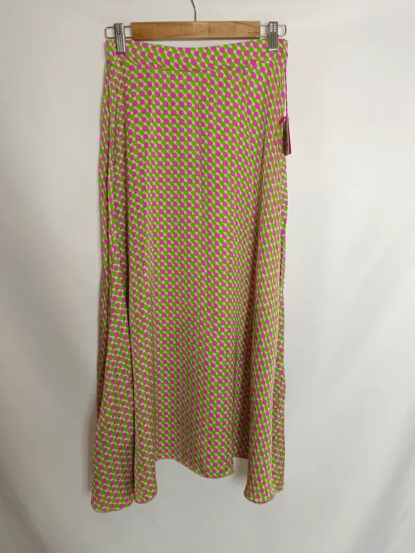 ACUARELA. Falda midi colores T.u (M)