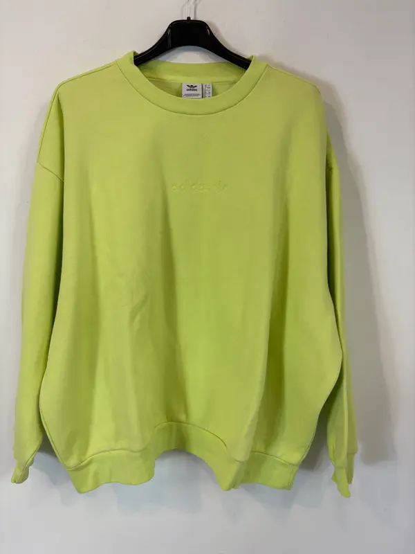 ADIDAS. Sudadera flúor lima. T L