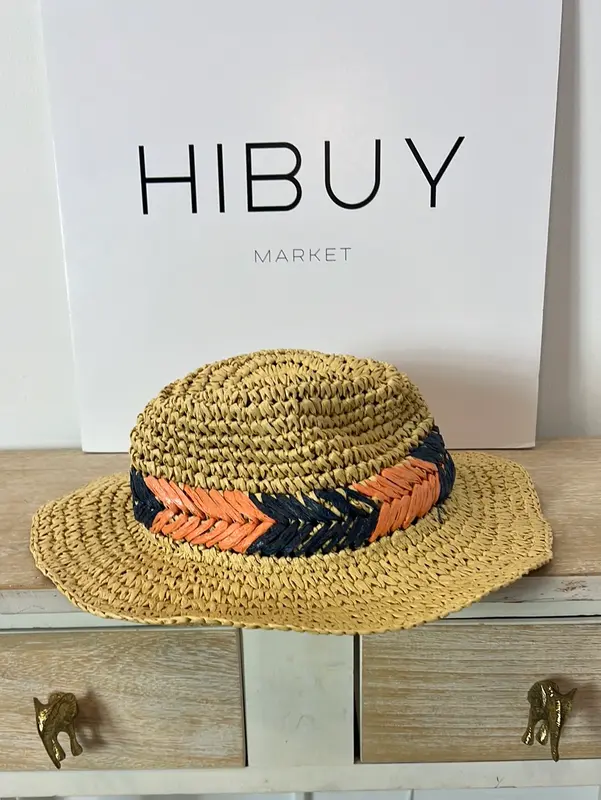ALAS HATS. Sombrero rafia colores