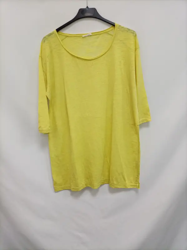AMERICAN VINTAGE. Camiseta amarilla T.s