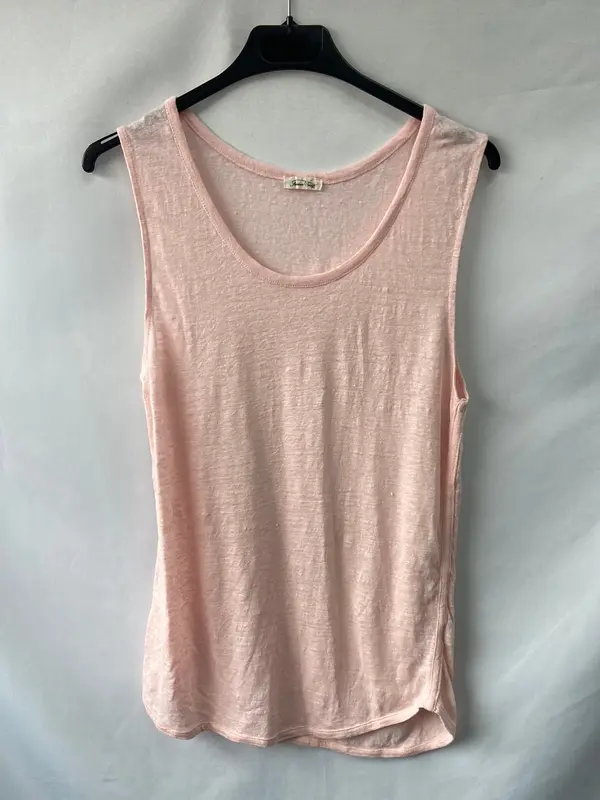 AMERICAN VINTAGE.Camiseta rosa T.m