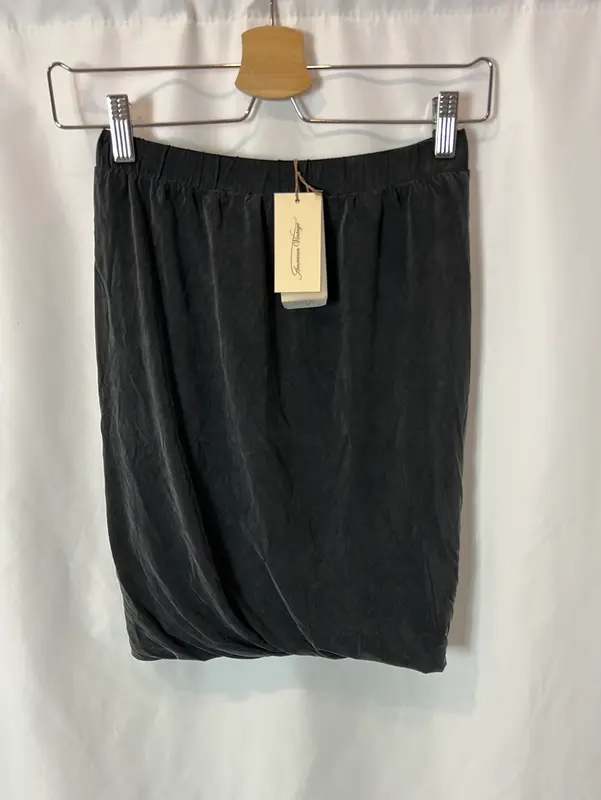 AMERICAN VINTAGE. Falda elástica gris/azul. T S