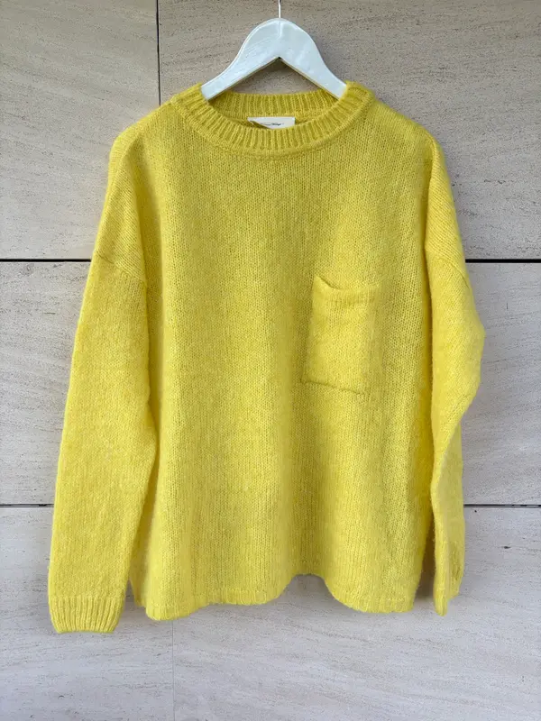 AMERICAN VINTAGE. Jersey con lana bolsillo. T XS/S