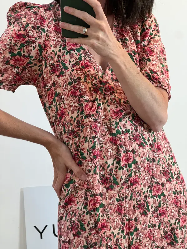 AN´GE. Vestido midi estamapdo. T 2 (M)