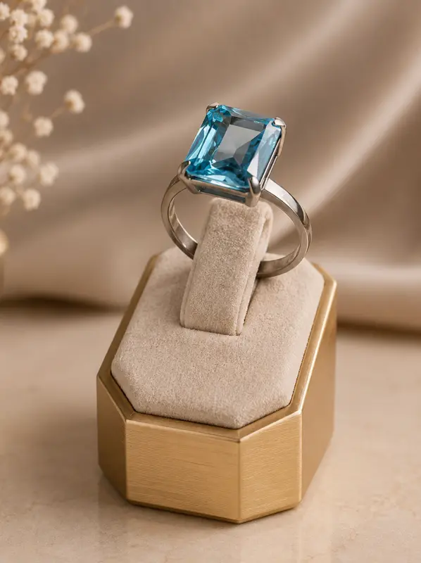 Anillo Blue Essence Swarovski