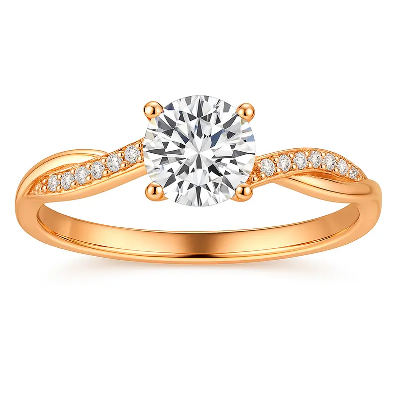 Anillo de oro elegante Janes