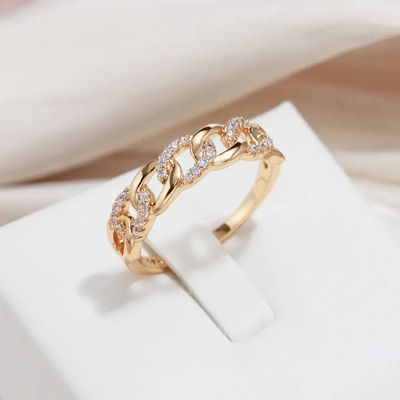 Anillo de Oro «Malla Chic»