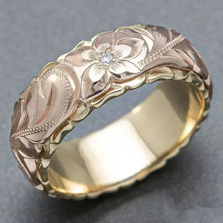 Anillo de Oro «Rosa Antigua»
