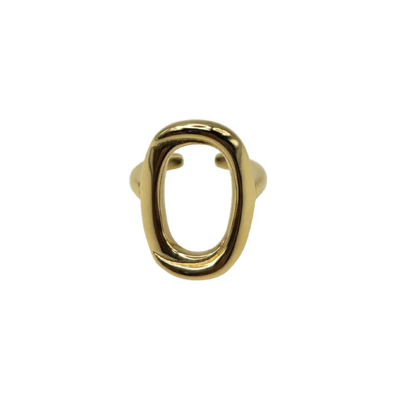Anillo dorado acero inoxidable