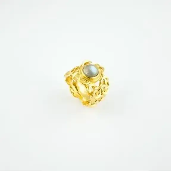 Anillo Enchanté Labradorita Tiahra