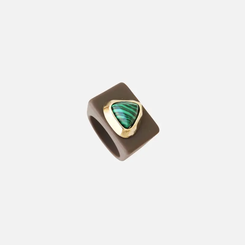 Anillo Malaquita