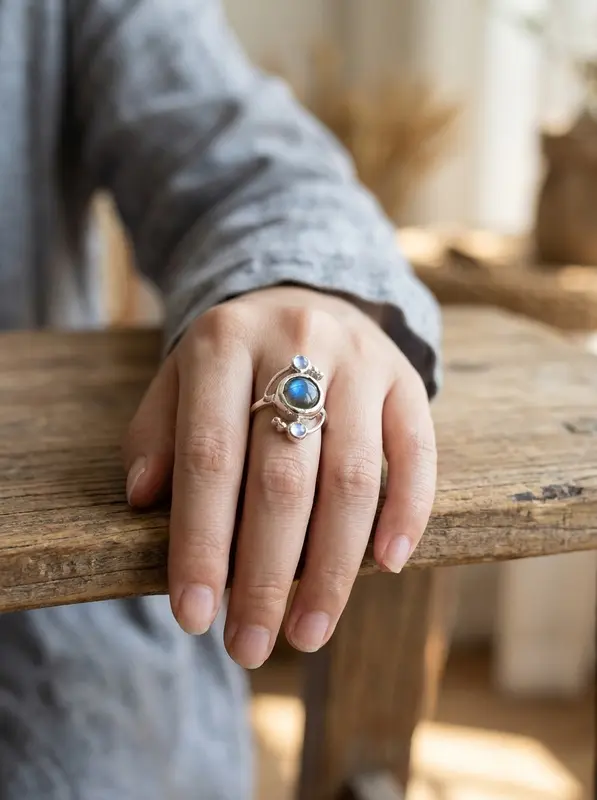 Anillo Océano Azul™ – Destello y Elegancia