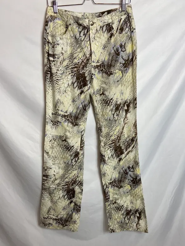 ANINOTO. Pantalones estampado serpiente. T.42 (40)