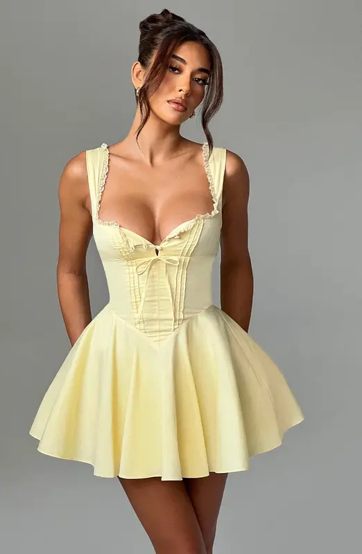 ANTONELLA MINIVESTIDO - LIMÓN