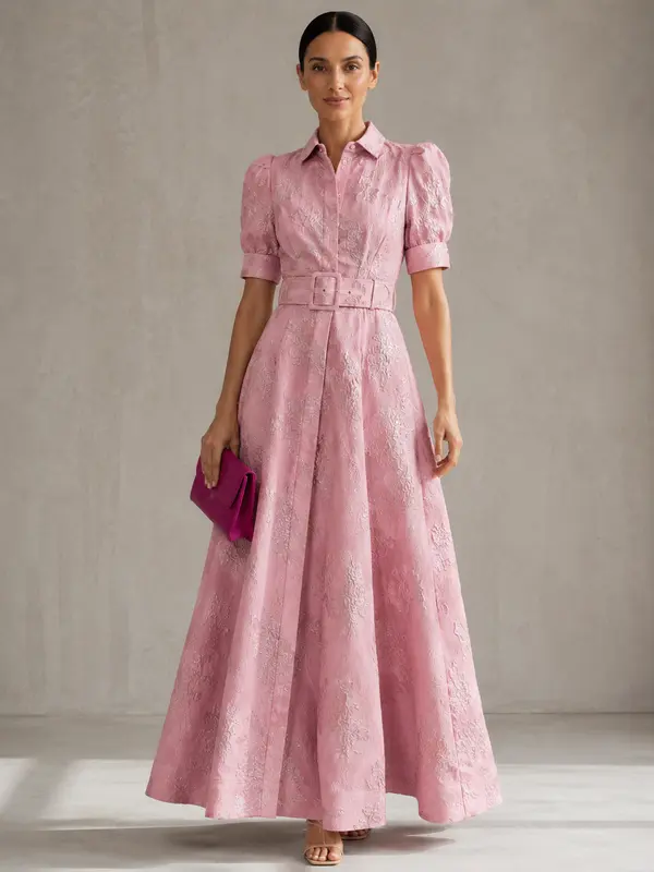 Aria™ | Vestido Corto con Mangas Globo
