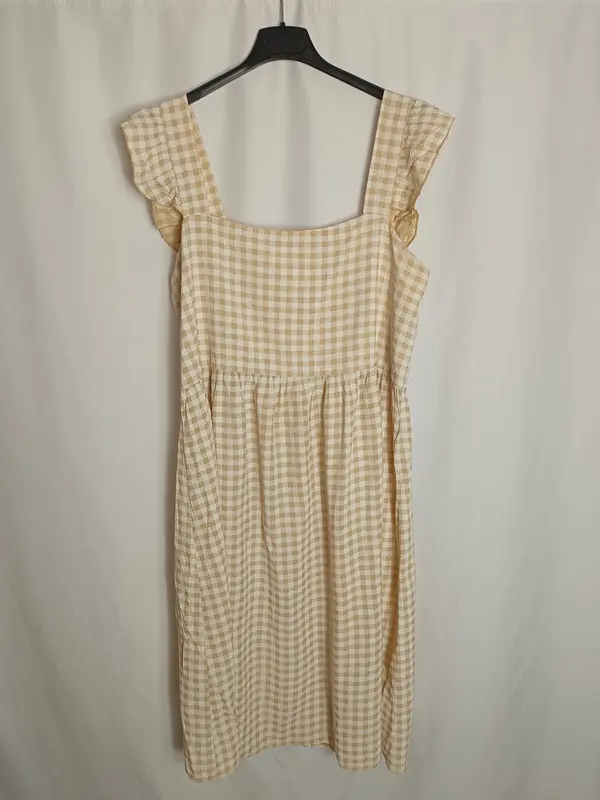 ARMONIAS. Vestido corto cuadros T.l