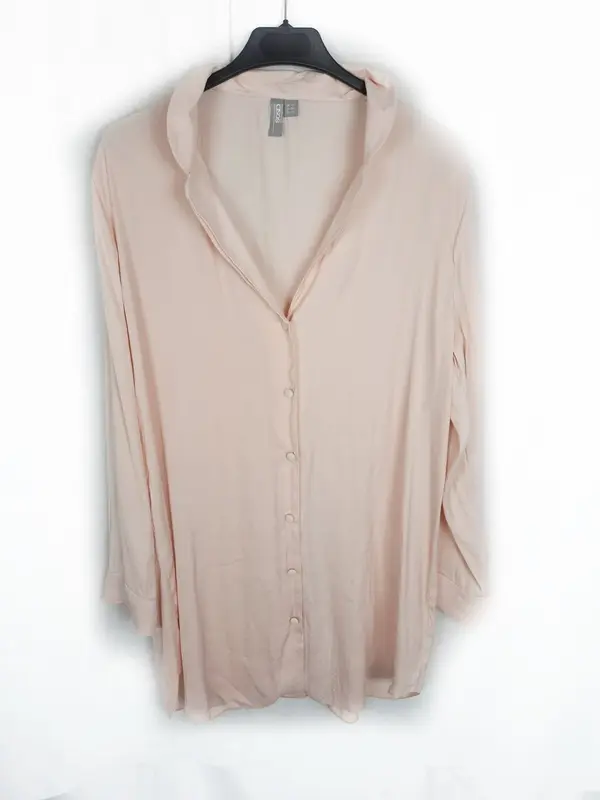 ASOS. Blusa rosa palo puntitos T.40