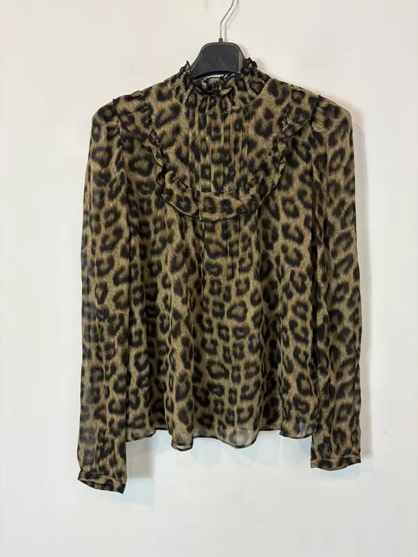 BA&SH. Blusa animal print fluida