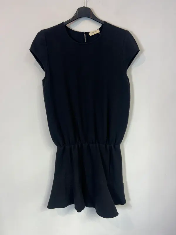 BA&SH. Vestido negro textura. T 1 (S)