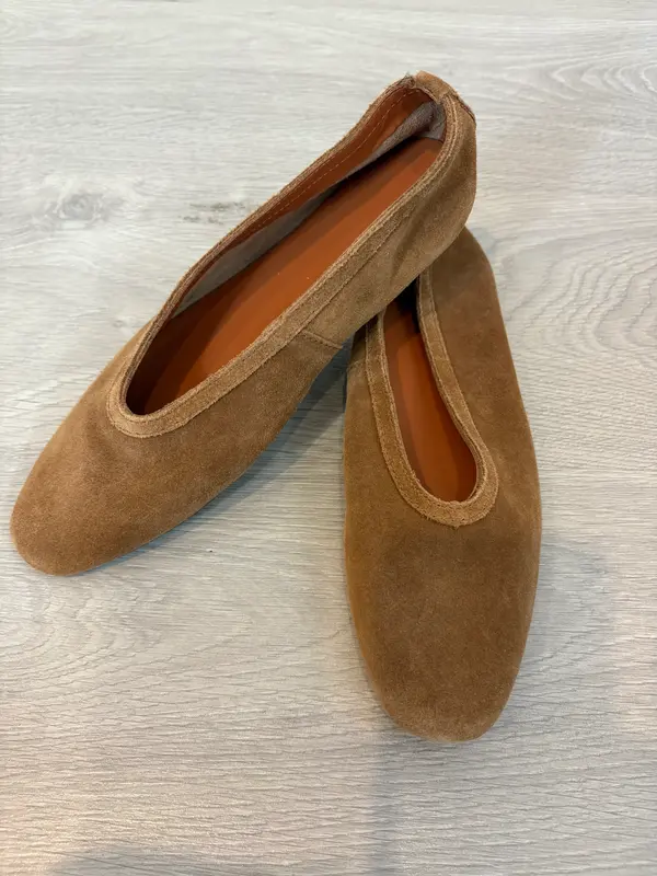 Bailarina ante beige T.39