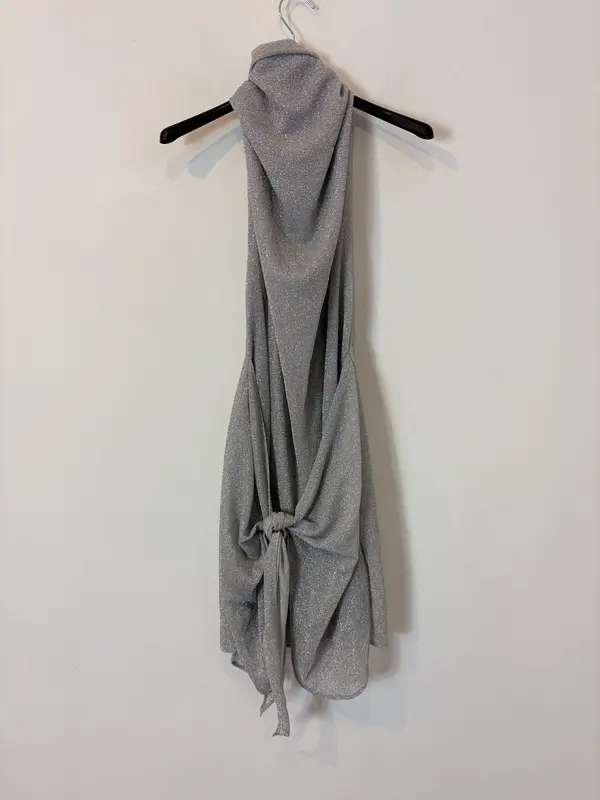 BAOBAB. Vestido corto al cuello purpurina