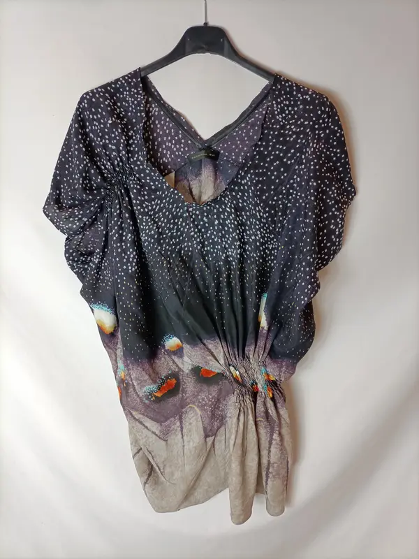 BÁRBARA BUI. Blusa seda estampado T. 36