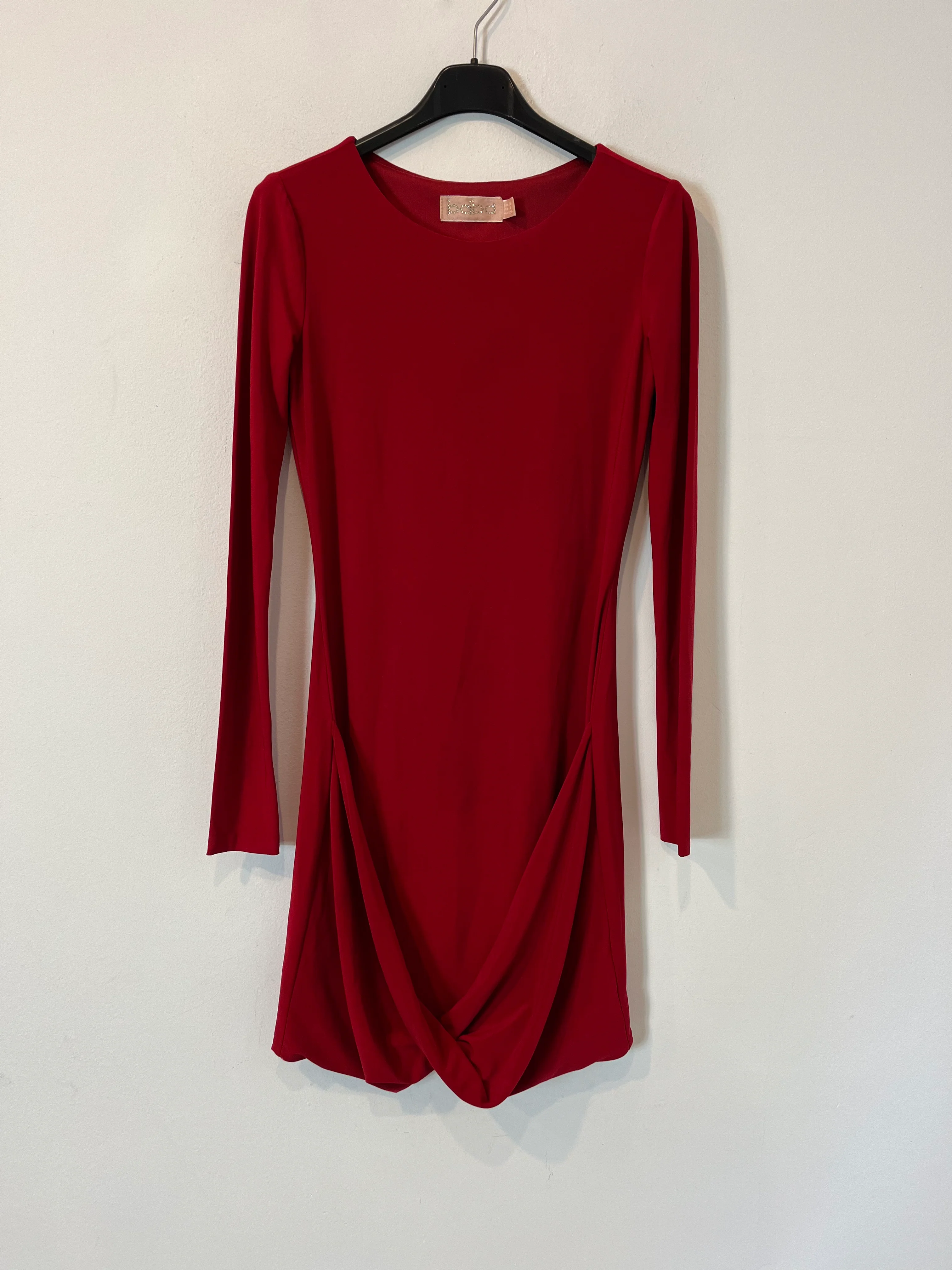 BDBA. Vestido rojo elástico. T. 36