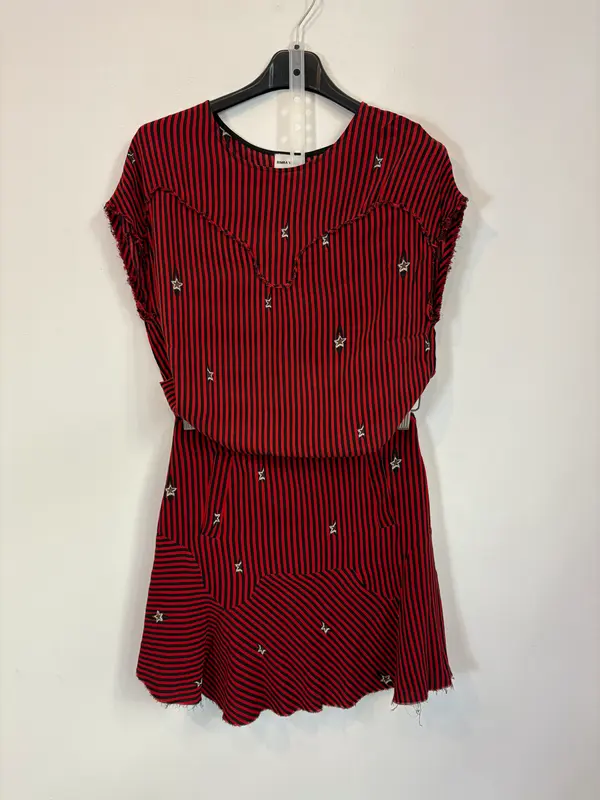 BIMBA Y LOLA. Conjunto rojo estrellas.