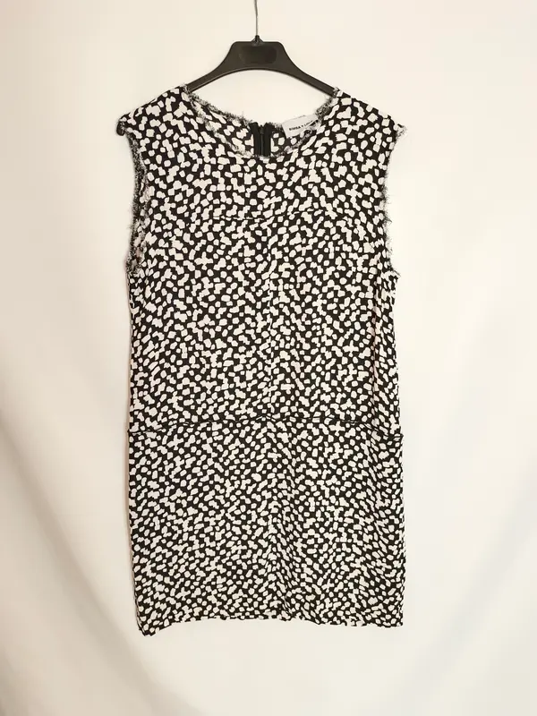 BIMBA Y LOLA. Vestido corto bicolor T.s