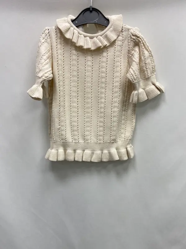 BIRIMIT.Top punto beige T.4 años