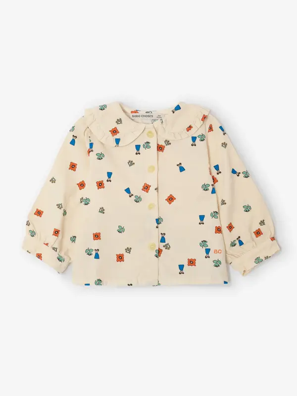 Blossom all over woven blouse