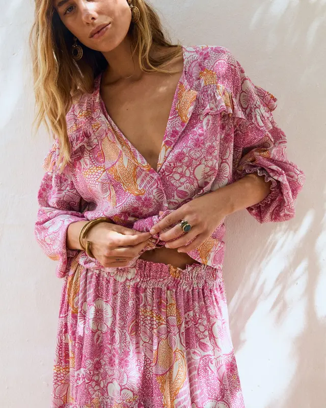 Blusa ISIS Rose reverie