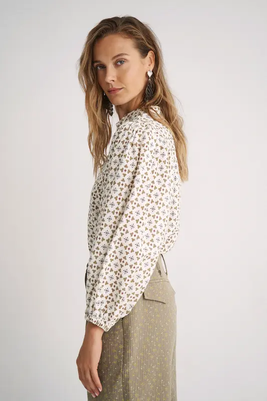 Blusa Lisa Geometric motifs