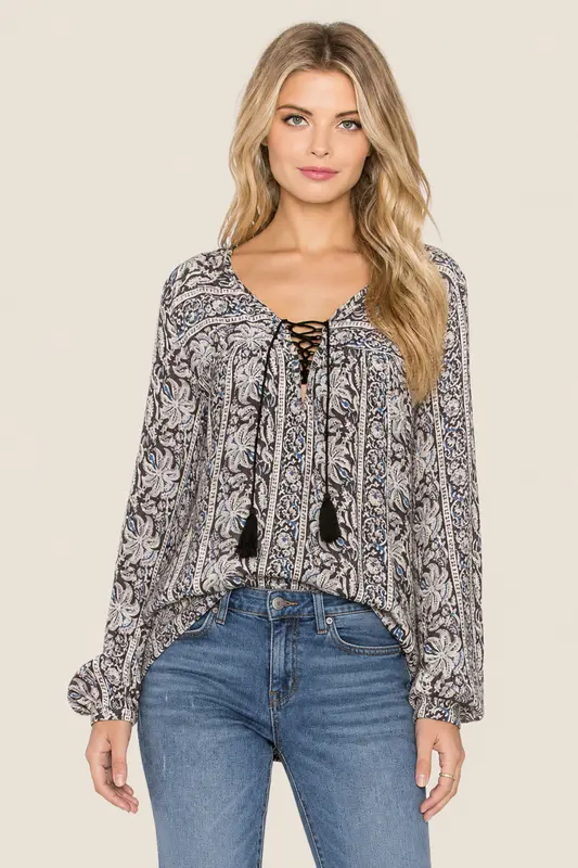 Blusa Sunset Meadow Black
