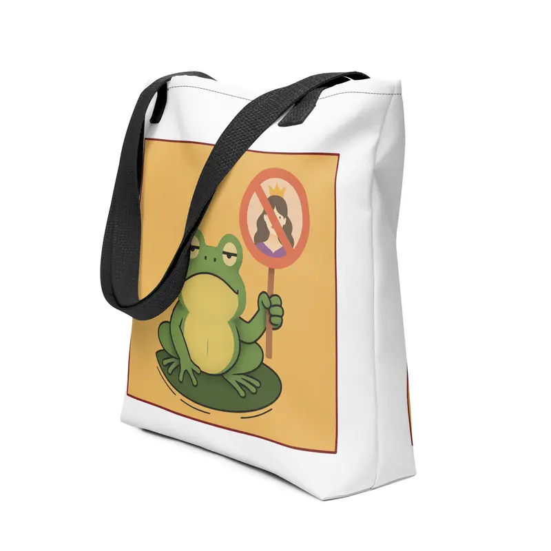 Bolsa de tela frog-off