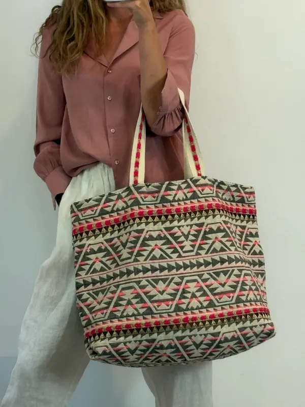 Bolsa maxi texturas