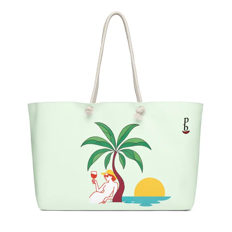 Bolsa relax bajo palmera