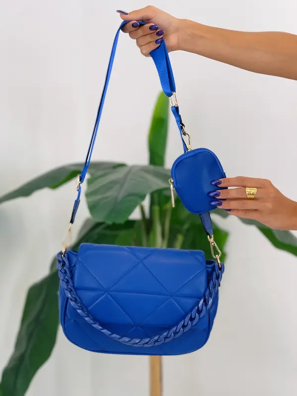Bolso acolchado cadena cinta