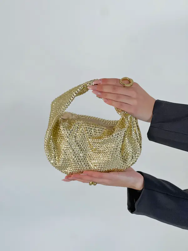 Bolso brillantes Caviar