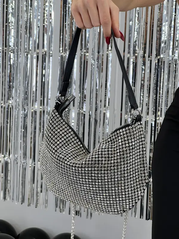 Bolso de hombro brillo