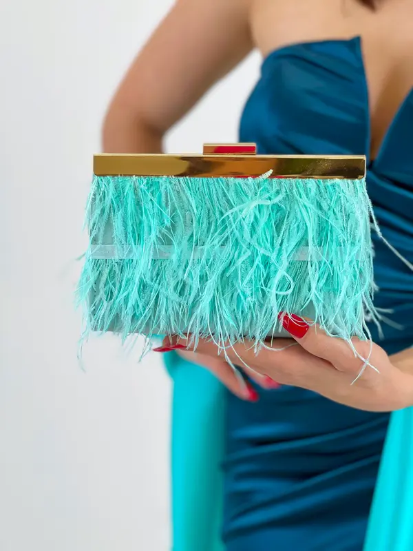 Bolso de mano Plumas