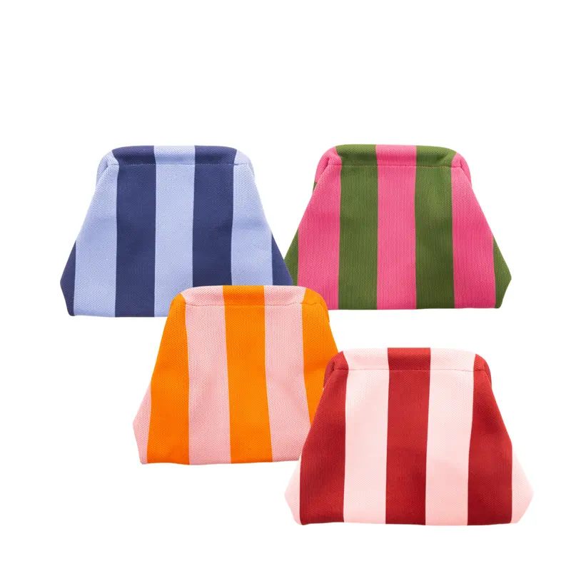 Bolso de mano rayas
