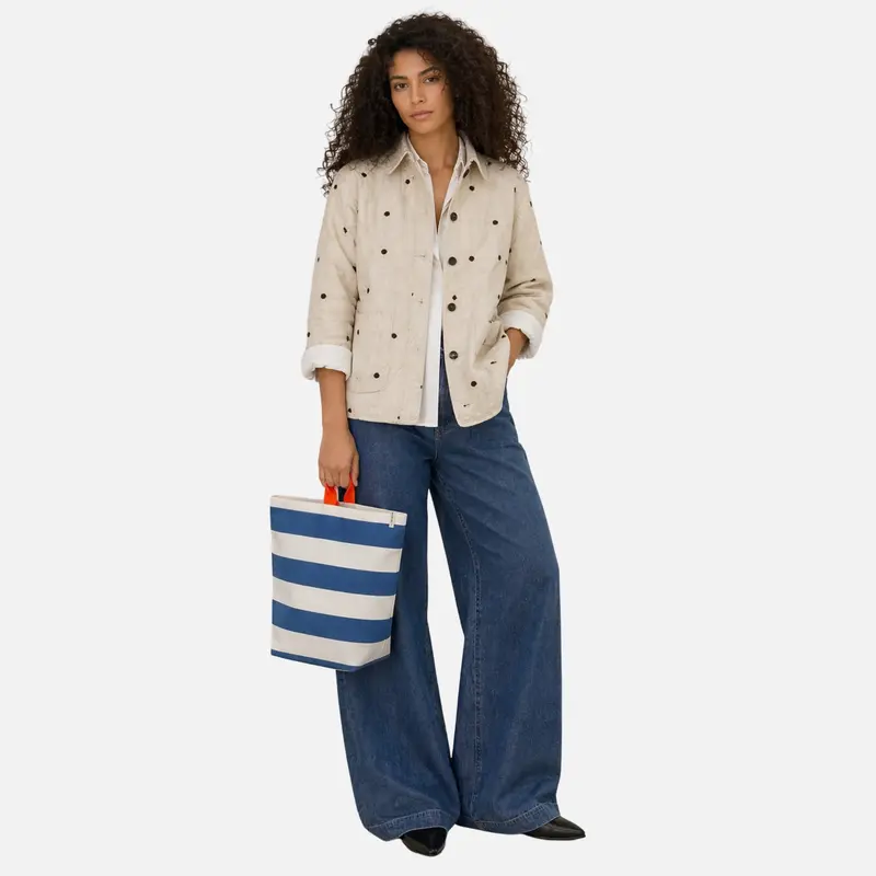 Bolso de tela con asa fosforito - PAN