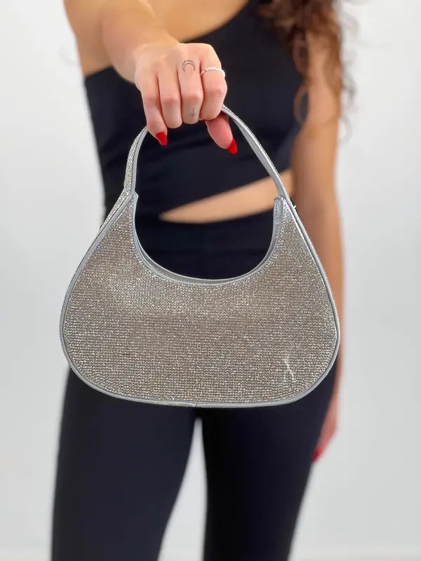 Bolso hobo brillante