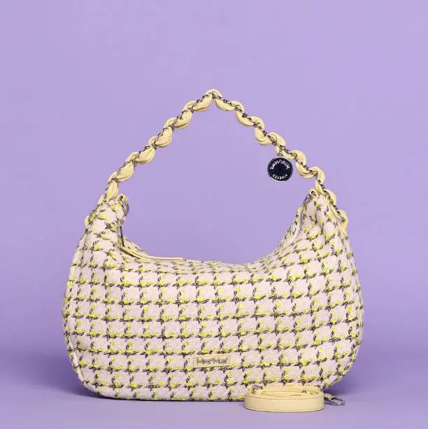 Bolso hobo tweed Mimi-Mua