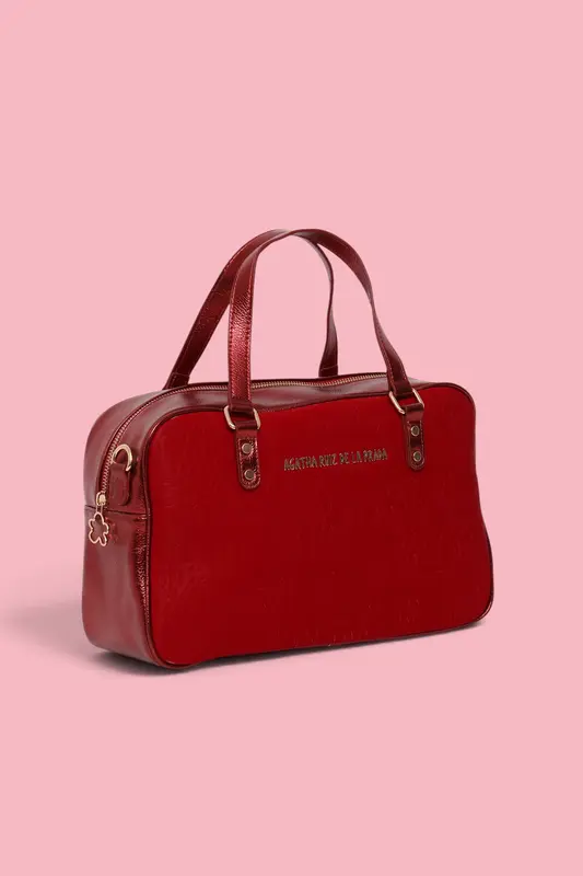BOLSO TECNICO METAL MONOGRAMA GRANATE