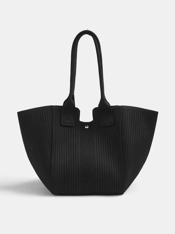 Bolso tote de hombro de gran capacidad en flyknit