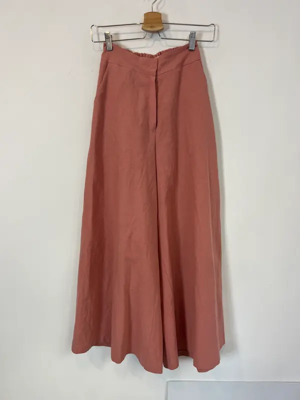 BONSUI. Pantalón palazzo mezcla. T 1 (S)